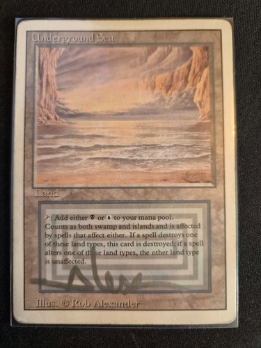 Signed underground sea - signed,