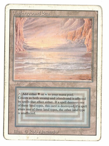 Mtg magic underground sea mer - magic,